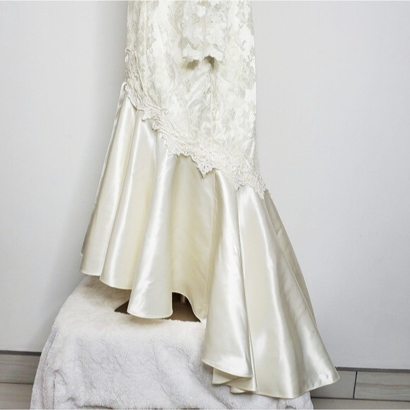 chinese dress ladies Size 12 Jessica McClintock 700251 Ivory Gown  Bridal Sense
