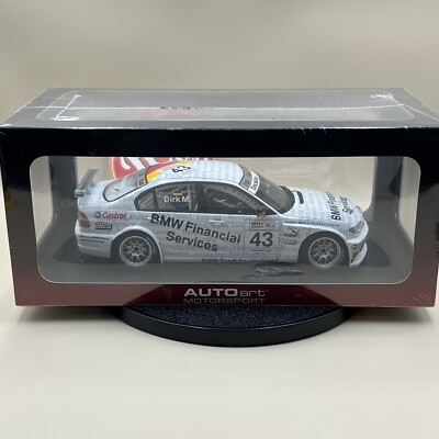 AUTOart 1/18 BMW 320i WTCC 2005 Dirk Müller #43 80543 white body