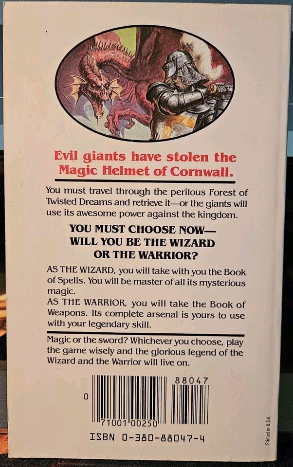 Wizards Warriors & You #1 The Forest Of Twisted Dreams By R.L. Stine ...