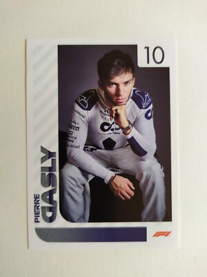 2021 TOPPS F1 OFFICIAL STICKERS GASLY n 141 NEW NEVER ATTACHED