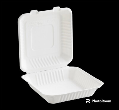 Eco-Friendly To Go Box 9 /9 /3   1 Compartment 200 /case