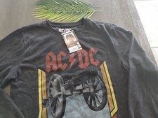 Men's AC-DC Graphic Fleece Sweatshirt Size S For Those About To Rock We Salute