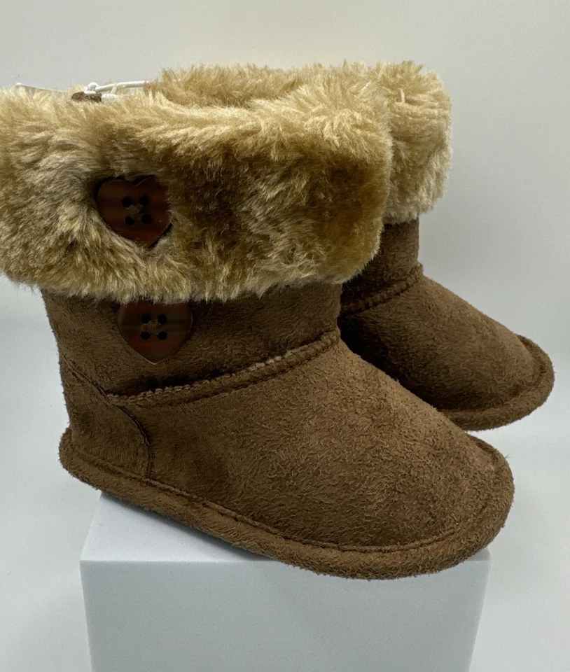 Koala Baby KoalaBaby New Little Girls Infant Fall Winter Boots Size 3 0-24 Month - Image 3 of 4