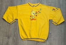 Classic Looney Tunes Collection Vtg Embroidered Tweety Sweatshirt Women  s Large