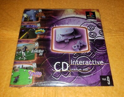 Sony PlayStation 1 INTERACTIVE CD SAMPLER DISC Vol 9 Demo PS1