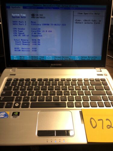 SAMSUNG NP-Q430  14"(No HDD ,i5-M450,2.40GHz,HDMI,4GB) - Picture 1 of 5