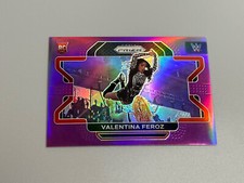 Valentina Feroz 2022 Panini Prizm WWE Debut /149 Purple Rookie #92 Valentynna