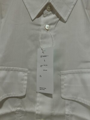 COMME DES GARCONS shirt boy short sleeve s/s 18 white Size Large