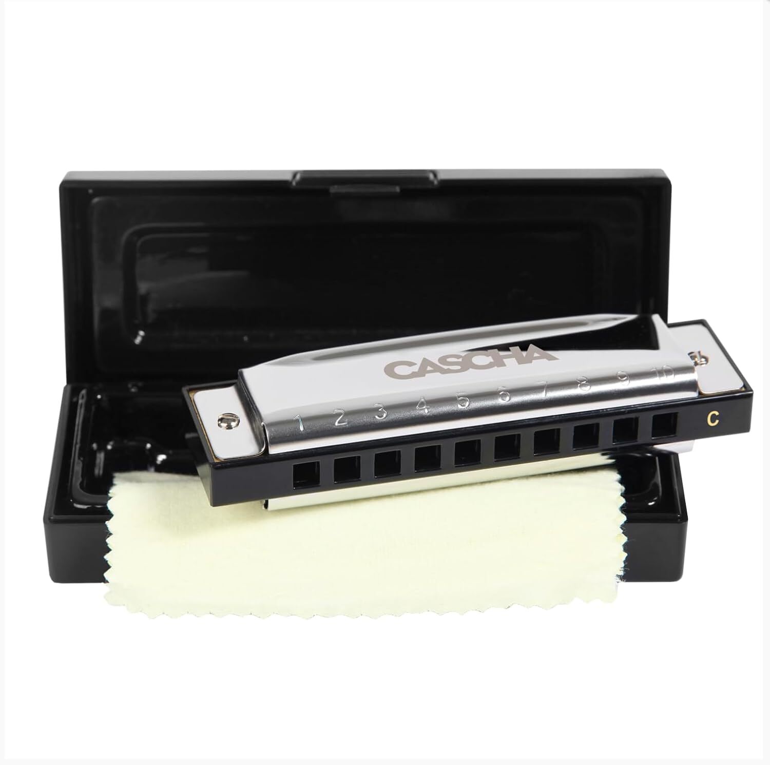 Cascha HH 1600 harmonica blues harp set de 7 pièces pour éviter les fausses notes