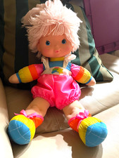 BABY BRITE Rainbow Brite 1983 Vintage 1980s Hallmark Mattel 15 In Plush Doll