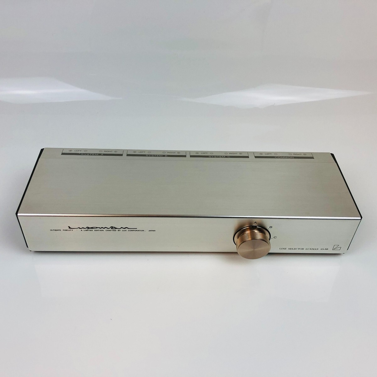g*t様 LUXMAN Power AMP Selector Model AS- Luxman AS-55 Speaker Selector - Dedicated Audio