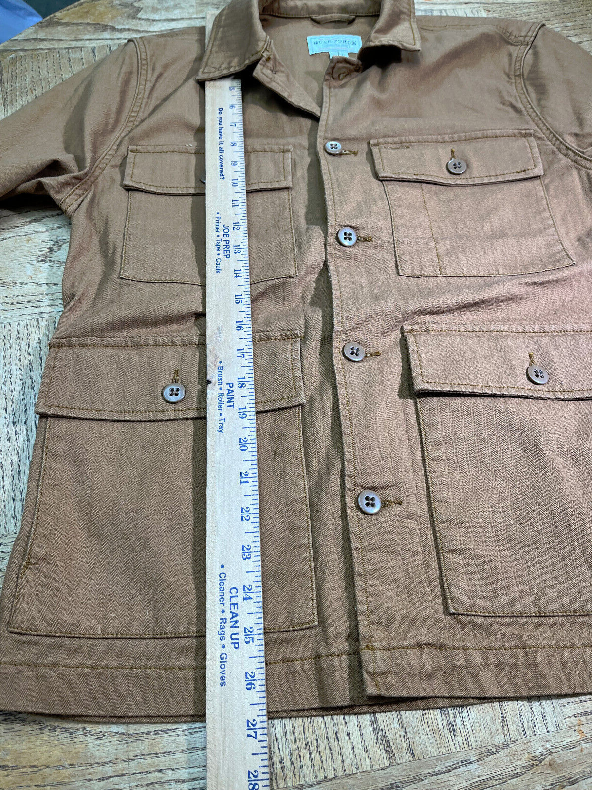 Gap Work Force Field Jacket Mens Small Brown Chor… - image 5