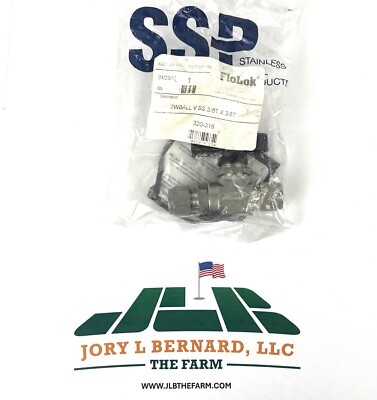 #ad #ad SSP FLOLOK 320 316 3 8quot;TUBE 2 WAY BALL VALVE 1500PSI SST SEALED NEW NOS $30.00