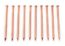 25-Pack 3-Inch Solid Copper Nails – Made In USA, Pure Copper Spikes For Roofing, Trees, Stumps & Landscaping