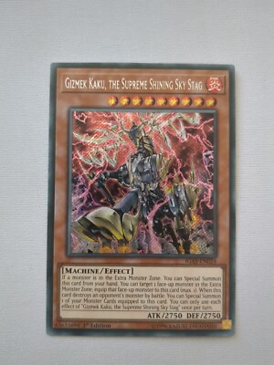 Yugioh IGAS-DE024 Gizmek Kaku, The Supreme Shining Sky Stag 1. Auflage SR NM