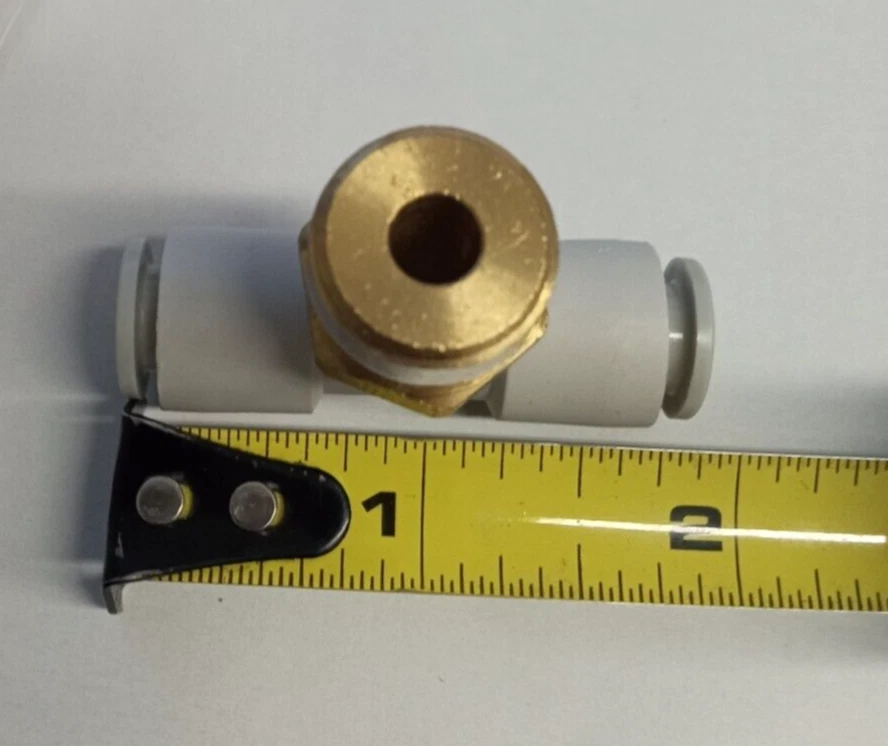 SMC KQ2T08-03S 8mmX8mmX3/8"NPT push-to-connect branch tee **10-Pack** - Image 3 of 3