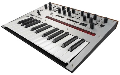 KORG Monolog SV Monophoner Analog-Keyboard-Synthesizer Silber 25 Tasten Neu OVP