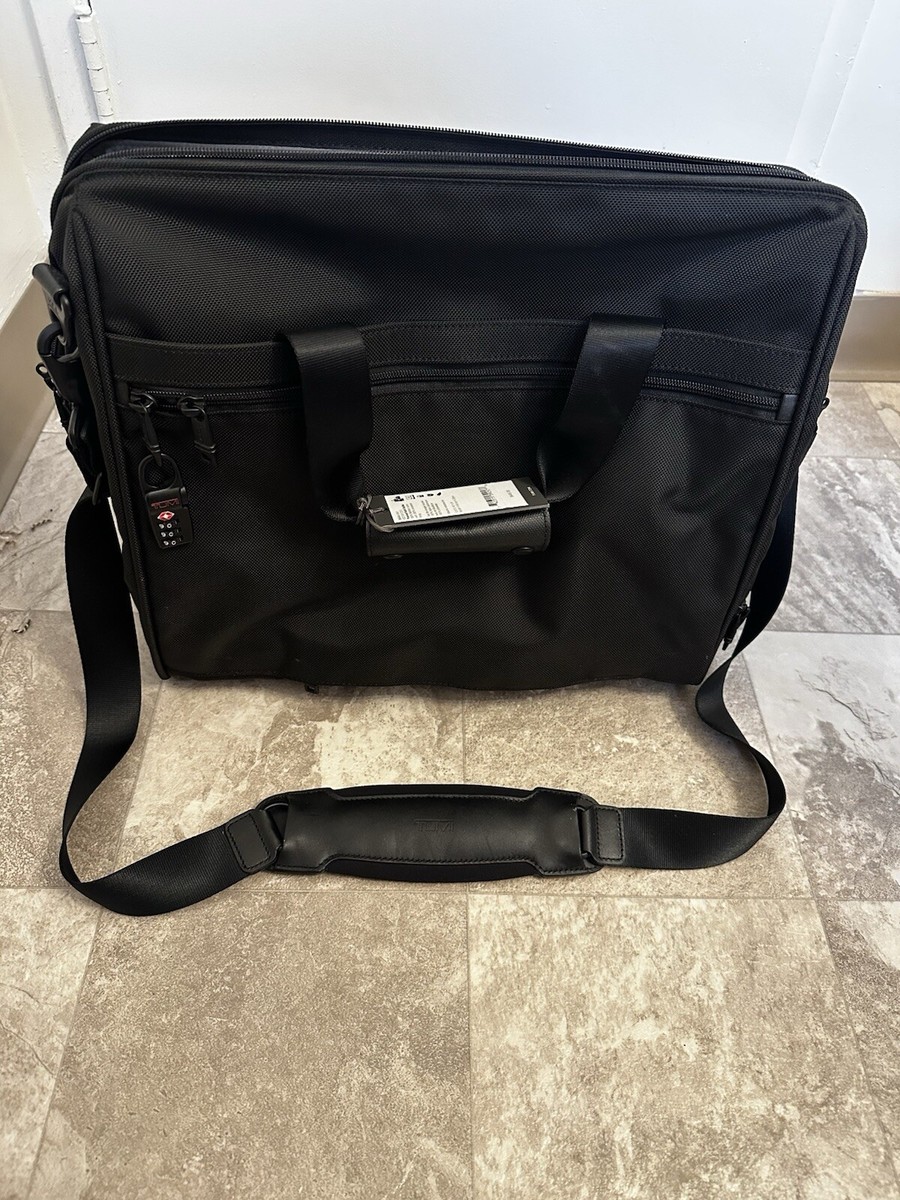 Tumi 22126 Alpha 2 oft Carry-On Unisex Duffel Bag - Black