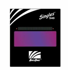 ArcOne S540-10 Auto-Darkening Welding Lens  Vertical mount 5" x 4" shade 10
