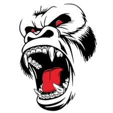 Car Sticker Chimpanzees Graphics Vinyl Decal for Truck Hood Side Body Door Decor