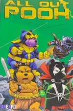 ALL OUT POOH #1A Marat Michaels X-Men Homage Trade Variant Cover FanExpo Dallas comic cover