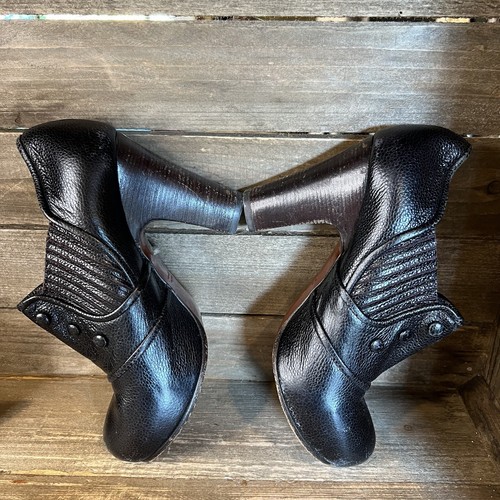 Botines Chie Mihara para mujer de cuero negro con tacón talla EUR 36 US 6 M GUC - Imagen 4 de 6