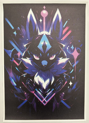   Plongez dans l univers mystique avec cette toile Pokémon captivante !  