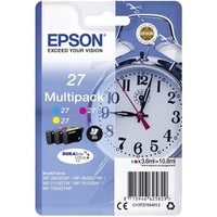 Epson Druckerpatrone T2705, 27 Original Kombi-Pack Cyan, Gelb, Magenta