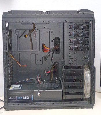 Cooler Master HAF 922 Black ATX Mid Tower Case With Corsair HX 850 PSU  parts/re