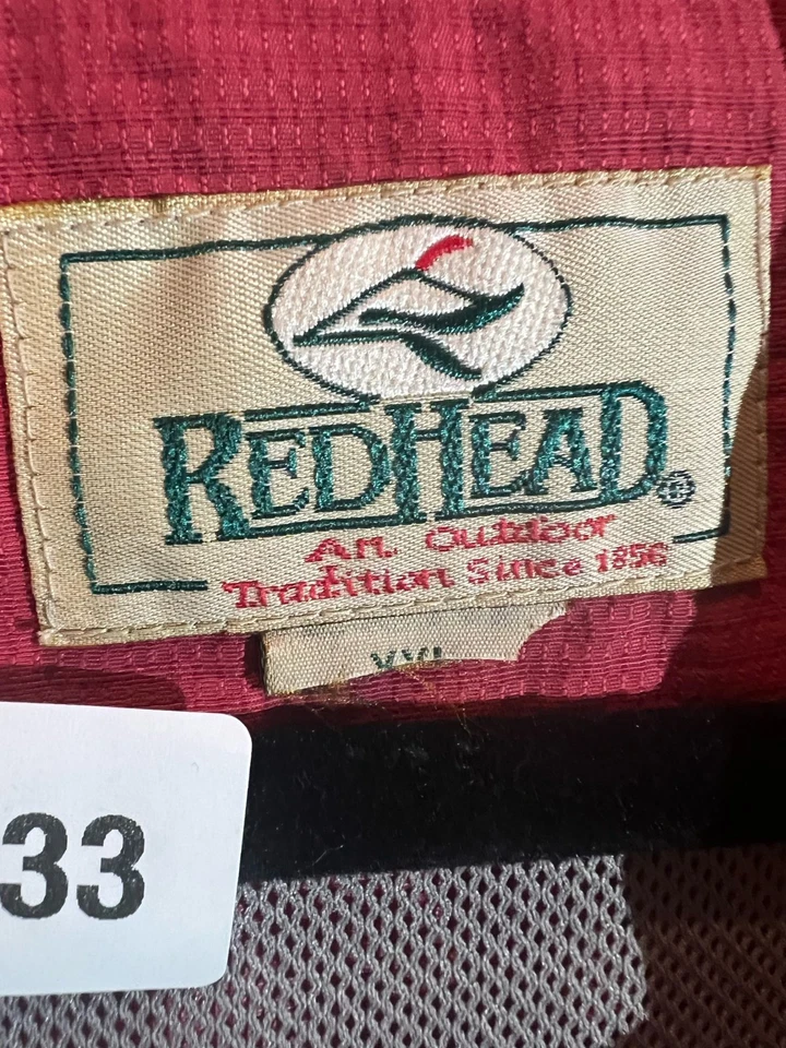 REDHEAD Fishing Breathable Vest Ripstop Full Zip Pockets Unisex Adult Sz XXL Red - Image 3 of 4