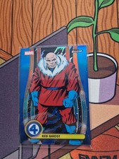 2026 Topps Finest Fantastic Four Red Ghost Blue Refractor /150