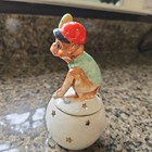 Vtg 50s Anthropomorphic Shafford Stacking Circus Monkey Salt & Pepper Shakers — photo 6