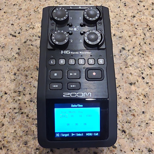 Zoom H6 Handy Recorder Handheld Digital Recorder 24-bit/96kHz BROKEN PORT