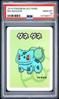 2019 POKEMON OLD MAID BULBASAUR PSA 10