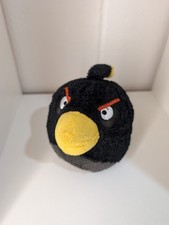 Angry Birds Black Bomb Plush 5" Commonwealth Stuffed Animal Plush No Sound