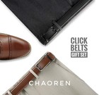 CHAOREN Click Belts for Men 2 Pack Mens Ratchet Leather Belt 1 3/8" for Dres... 764653999844