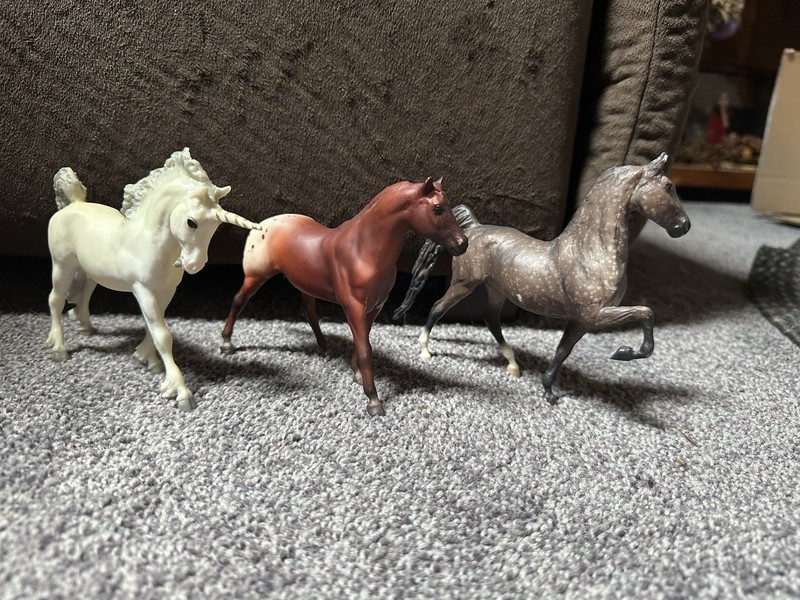Breyer Horse #1616, 1617, 1606. Lot Of 3 2001-03 Paddock Pals Little Bits
