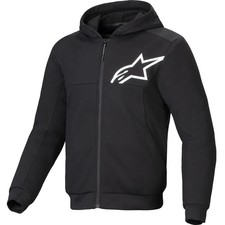 Alpinestars Chrome V2 Motorbike Motorcycle Sport Hoodie - Black / White