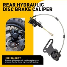 Fit Dirt Pit Bike ATV 110/125/140cc 10mm Hydraulic Disc Brake Caliper System Set