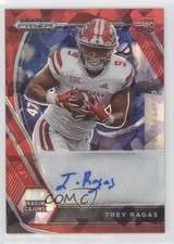 2021 Panini Prizm Draft Picks Red Ice Trey Ragas #DPA-TRE Auto 0l4h