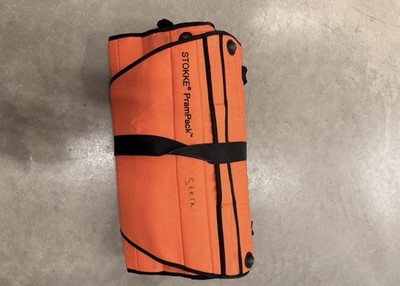 Stokke PramPack Stroller Travel Bag, Orange/Black, Infant & Toddler