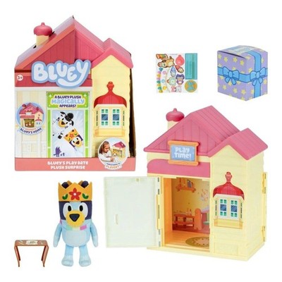 BLUEY Play Date Plush Surprise BLUEY House Playset Find A Mystery Plush NEW