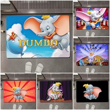 Disney Dumbo 3D Anti-Slip Floor Rug Kids Bedroom Decor Mats Carpets Doormat Gift