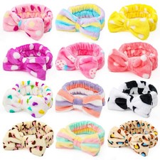 3 otters 12Pack Spa Headband for Women, Makeup Headband for Washing Face, Sof...