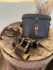 Carl Zeiss Jena DF6X D.F 6X D.R.P Militär WW1 Binoculars Fernglas Dienstglas WH