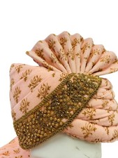 Groom Wedding Turban Velvet Adjustable Turban Premade/Pagdi for Men