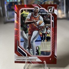 2026 Donruss WNBA Aneesah Morrow #7 Red Laser /185 Connecticut Sun