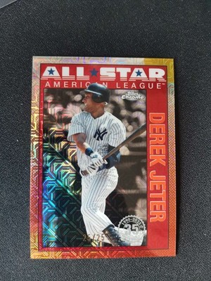 2025 Topps Derek Jeter x/25 Orange 1990 Chrome All-Star #90ASC-22