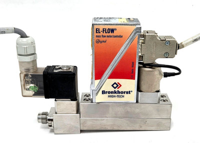 1-Bronkhorst EL-FLOW Gas Mass Flow Meter APP-220a 100 mln/min 24vdc manifold USA