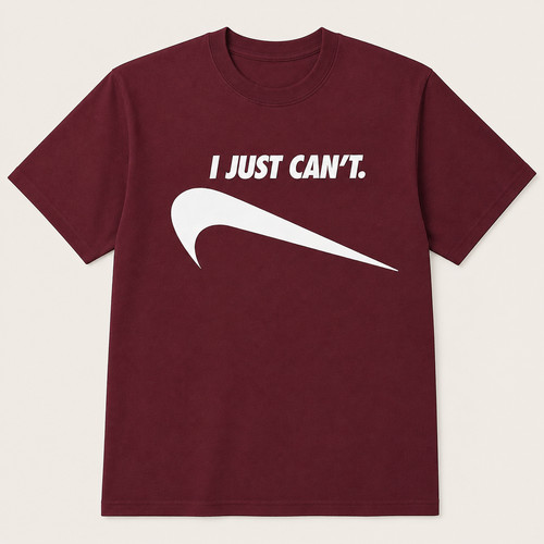Funny I Just Can't Shirt Sarcastic Saying Graphic Tee Casual Humor